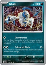 Pokemon Absol (113/281) Paradox Rift LP REVERSE HOLO