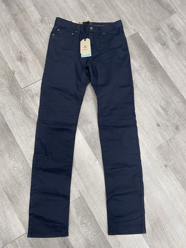 Prana Bridger Chino Jean Straight Leg Slim Fit Blue Men Size 30/28