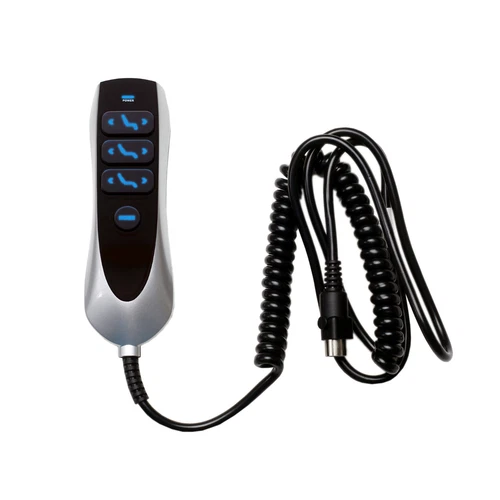 Okin 6 Button 7 Pin Lift Chair Recliner Remote Handset with USB and Bluelight