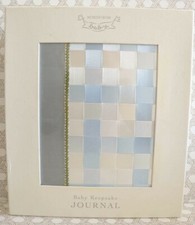 New Nordstrom Baby Keepsake Journal Boy Blue Photo Album Book Satin Ribbon 2005