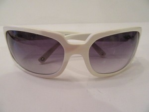white sunglasses with rhinestones