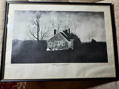 James Lynch ''Washington Headquarters Sept 10-11, 1977'' Lithograph -Signed/Framed