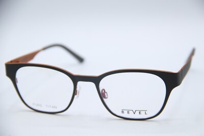 NEW BEVEL 8744 SWIFT CURRENT GGWT MATTE GREY BROWN AUTHENTIC EYEGLASSES 50-19