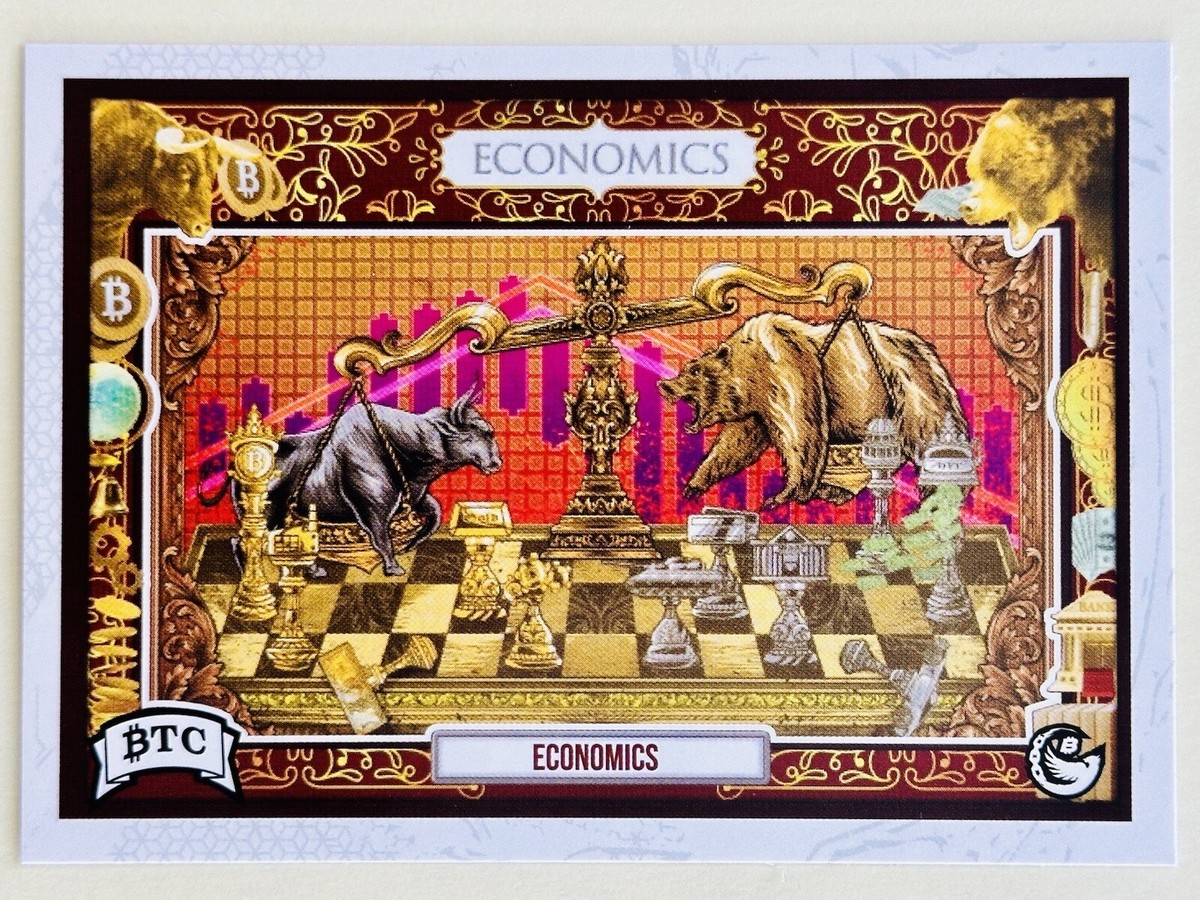 ECONOMICS #29 2023 Bitcoin Trading Cards BTCTC Genesis