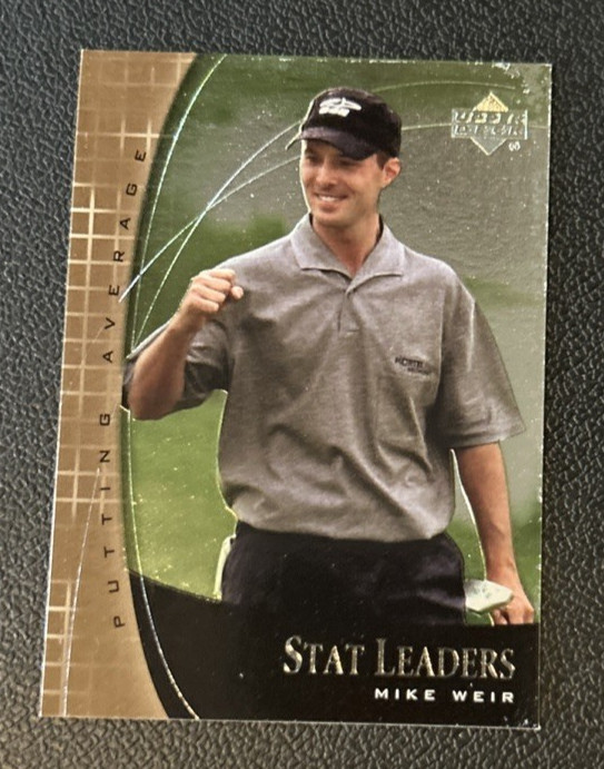2001 Upper Deck Stat Leaders #SL8 Mike Weir