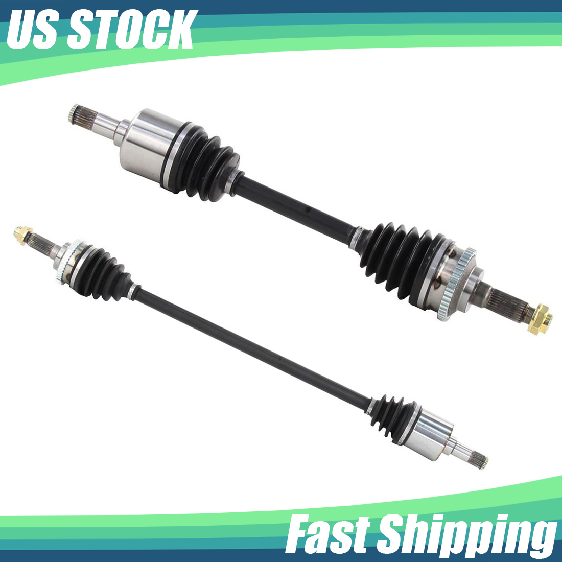 For 1990-1994 Mazda 323 SE Base DX 1.6L 1.8L Front Pair CV Axle