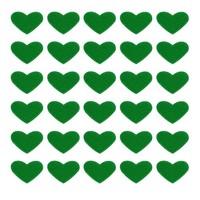 30 StüCk Herz-AufnäHer Zum AufbüGeln,Bestickte Applikationen Zum AufnäHen,GrüN