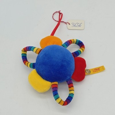 Steiff Archiv! Steiff 6314/12 Rollo Blume mit Rassel 12 cm Geschmacksmuster