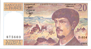 France banknote 20 Francs 1984 UNC
