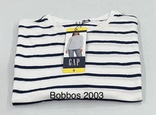 Gap Women's Soft Slub Scoop Neck Long Sleeve T-shirt, Navy, Size S