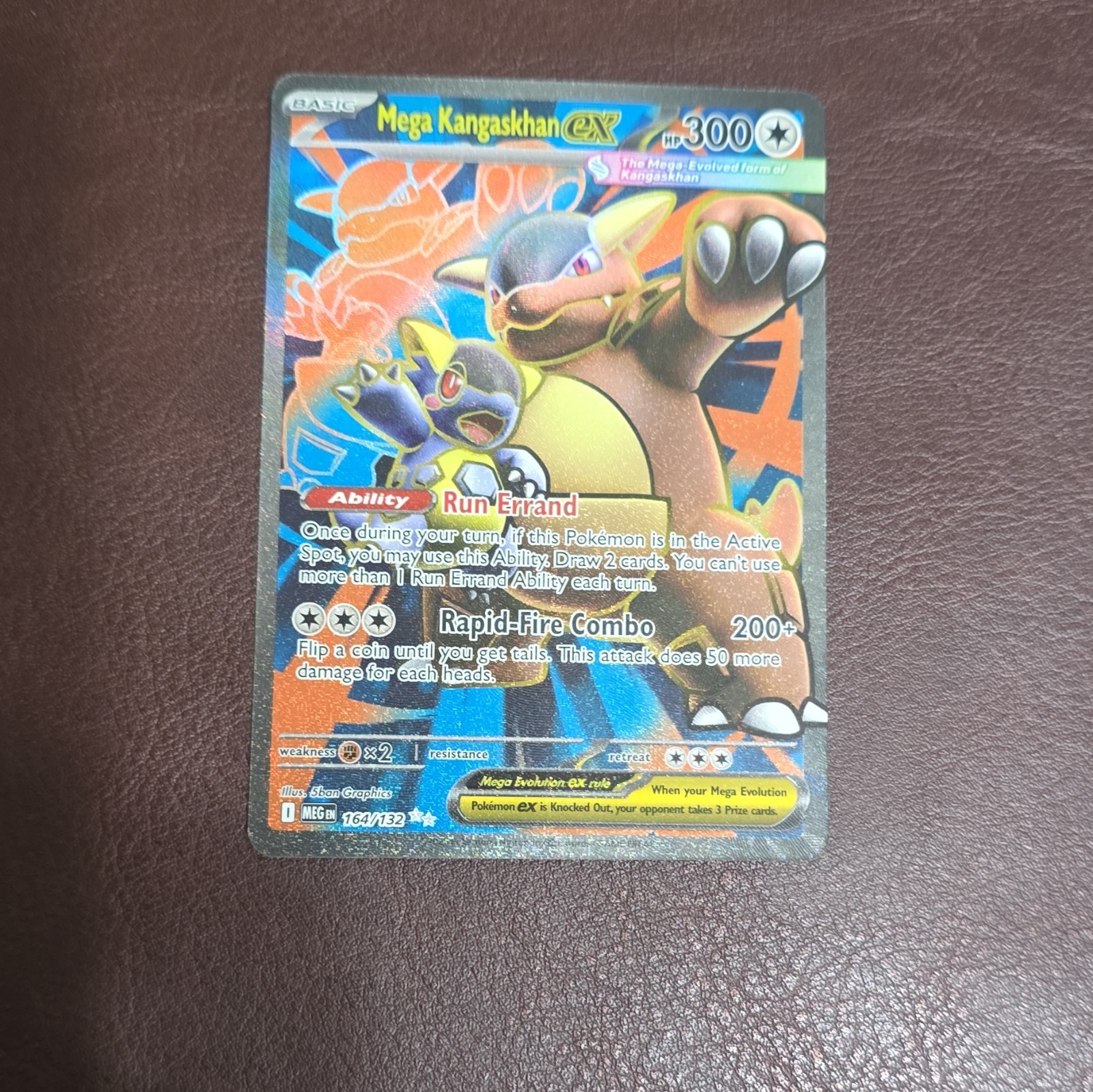 The Pokemon Company Mega Kangaskhan EX 164/132 Evolutions Ultra Rare Holo