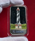 Vintage St. Augustine Haunted Lighthouse - 1oz .999 Fine Silver Enameled Bar