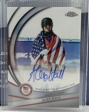 2026 Topps Chrome Alex Hall #BCA-AHA U.S. Olympic Freestyle Skiing Auto