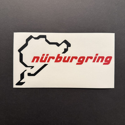 Nurburgring Car Window Bumper Vinyl Decal Sticker Racing RCN Circuit Motorcycle