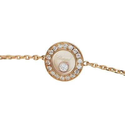 Chopard Happy Diamonds Icons bracelet 18k rose gold, diamond (104664)