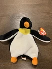 Vintage 1995 Ty Beanie Baby-waddle With Tag And Errors Rare