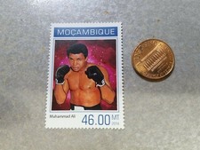 Muhammad Ali ANGOLA Boxing Stamp 2000 Perforated RARE Oddball