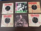 Vintage Elvis Presley RCA 7 Original 45s w/ Sleeves 1950's Collection Lot