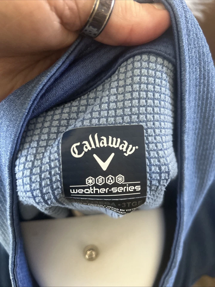 Pullover Callaway Golf 1/4 Cremallera - Excelente Estado - Talla 3XL Azul Foto 4 de 4
