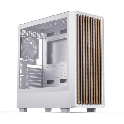 PC Gehäuse Holz Front Computer Case ATX M-ATX Mini-ITX Weiss Midi Büro edel