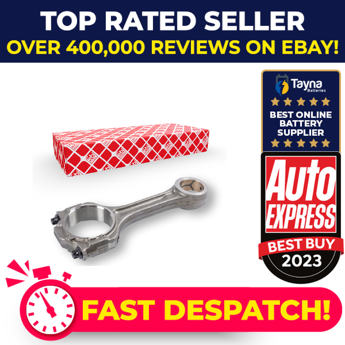 Connecting Rod 175298 Febi 51024006023 51024006230 51024010207 51024016263 New