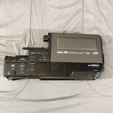 JVC GF-S550 Super VHS-C Video Movie Camcorder Vintage POWERS ON AS IS UNTESTED