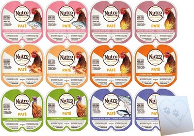 Nutro-Perfect Portions Grain Free Variety Pack - 6 Total Flavors: Real Salmon...