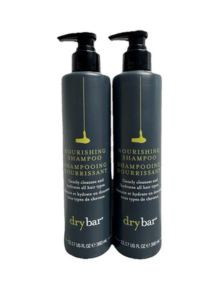 #ad 2 PACK Drybar Nourishing Shampoo 12.17oz Dovelok Pump Bottles ALOFT Jasmine $53.00