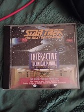 Star Trek: The Next Generation Interactive Technical Manual PC CD Rom Complete