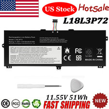 L18L3P72 Battery For Lenovo ThinkPad X13 Yoga 1st Gen X390 Yoga L18M3P72 51Wh