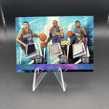 2005-06 Luxury Box Triple Double 5 Relics Bibby Peja Abdur-Rahim /193 Kings