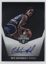 2015 Panini Totally Certified Signatures 4/25 Tiny Archibald Nate Auto HOF nd3
