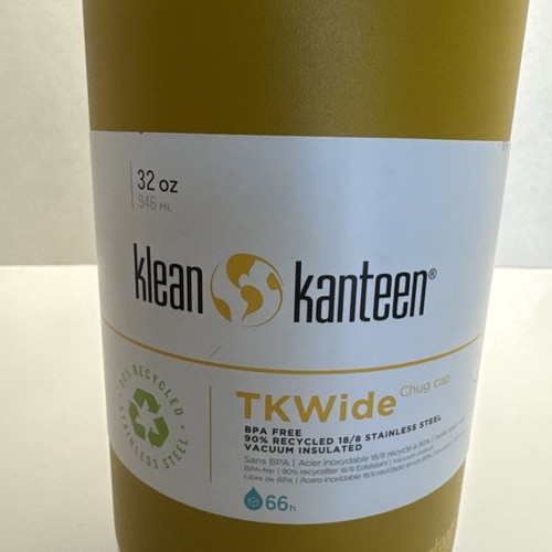 ¡Nuevo! Tapón chug de botella de agua de acero inoxidable con aislamiento TKWide Klean Kanteen 32 oz - Imagen 2 de 6