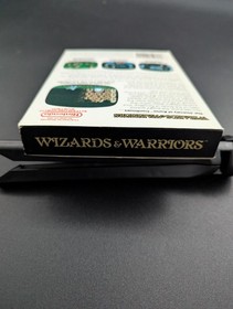 Nintendo NES Wizards & Warriors CIB Circle Seal Box & Manual Collectors Quality 
