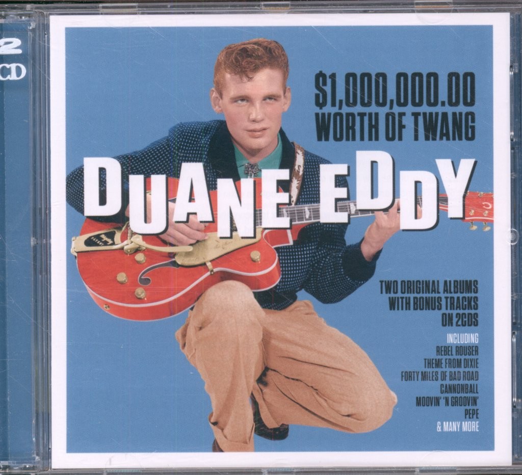 Duane Eddy $1,000,000.00 Worth of Twang double CD Europe Not Now Music 2015