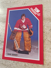 1983 Canada's National Jr. Team Card - Mike Sands -Minnesota North Stars - MT
