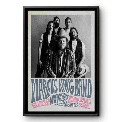 HOT! Marcus King Band Nov 4 2025 in Austin, Texas Poster