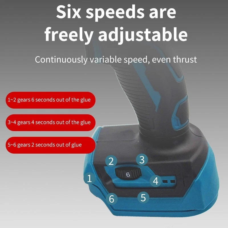 Makita Pistola Professionale LED Silicone e Sigillanti Compatibili Batterie 18V - Immagine 2 di 4