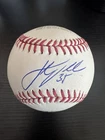 Justin Verlander Signed Autographed 2017  Sweet Spot Baseball OMLB Beckett Cert