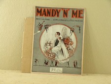 Mandy 'N' Me - 1921 sheet music - by Bert Kalmar, Con Conrad & Otto Motzan READ
