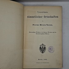 Verzeichniss sämmtlicher Ortschaften der Pro...