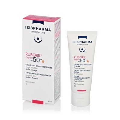 Anti Rötungen Getönte Creme Isis Pharma RUBORIL EXPERT LSF 50+ 40ml