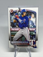 2025 Bowman Draft Yolfran Castillo Prospect #BD-107 Rangers (QH7)