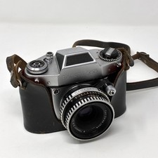 Vintage Ihagee Exakta 500 Film Camera Carl Zeiss Jena Tessar f/2.8 50mm Lens