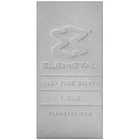 1 Kilo .999 Fine Silver Bar (Elemetal)