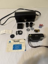 Minolta Talker 35mm Camera TESTED AND WORKED with accessories