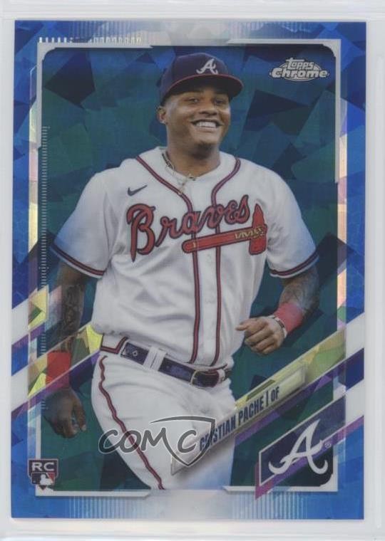 2021 Topps Chrome Sapphire Edition Cristian Pache #187 Rookie RC 0m4q