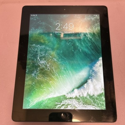 Apple iPad 4th Gen. A1460 32GB, Wi-Fi + Cellular (Verizon), 9.7in - Black
