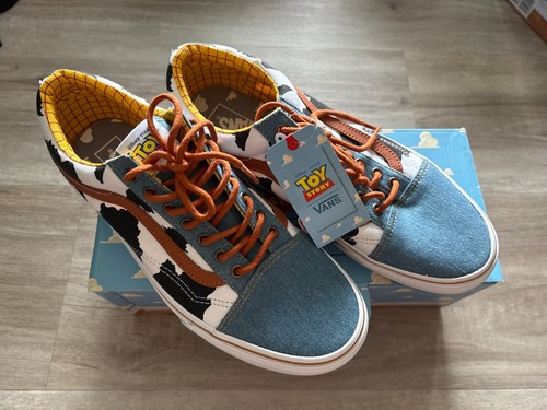 Toy Story x Vans Woody Old Skool Shoe M 10 US Brand New w/ Box Tags Disney Pixar