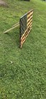 Massive 5-Foot Hand-Carved "We the People" Wooden American Flag Rustic Wall Art — photo 10
